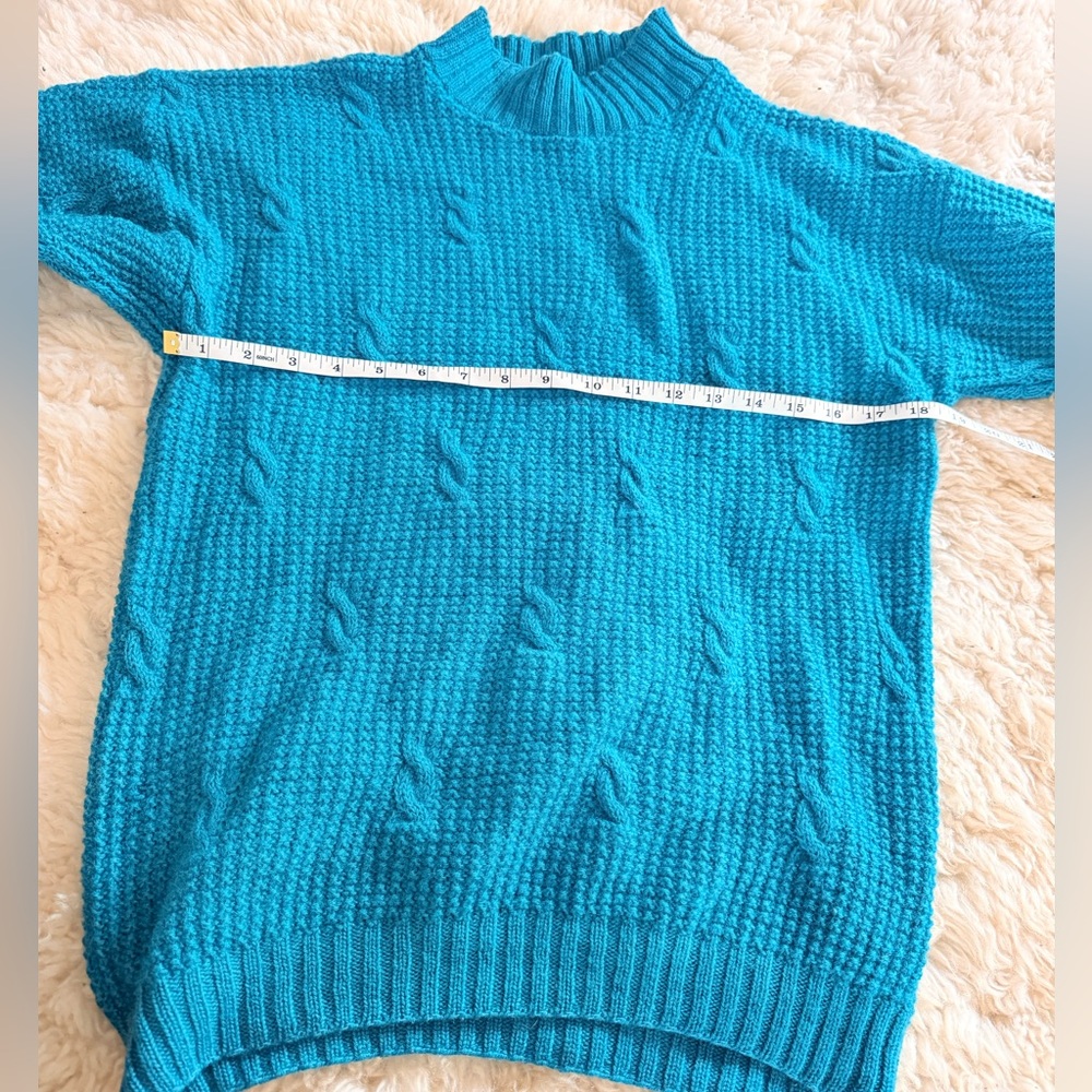 Vintage TEAL Pendleton pullover sweater - image 3